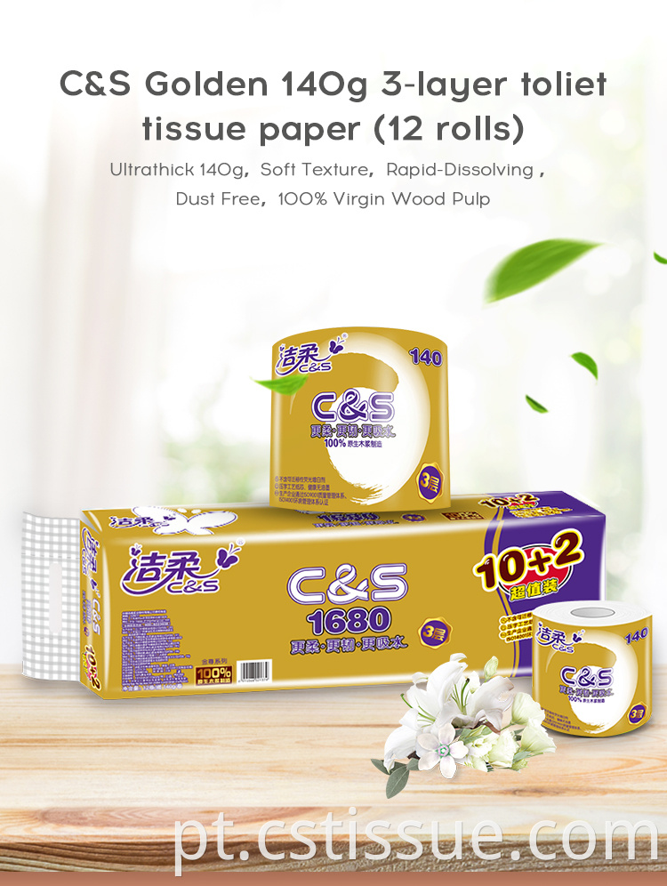 3 Ply Layer Roll Toilet Paper